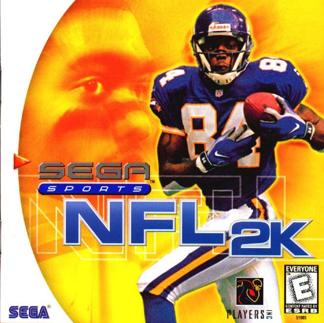 NFL 2K2 box art for Sega Dreamcast